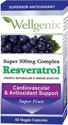 Resveratrol - 60 veggie capsules 500mg