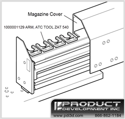 Roland MDX-540A, MDX-540SA ZAT-540 ATC TOOL ARM 1000001129