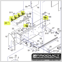 Roland MDX-540 ZAT-540 Magazine Wire Harness 1000001737