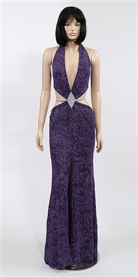 Kamala Collection Sexy Evening Gowns - Vegas flare halter