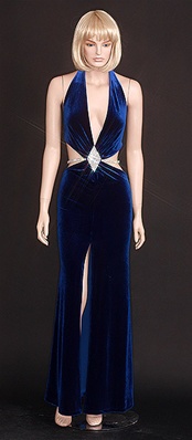 Kamala Collection Sexy Evening Gowns - Vegas flare halter