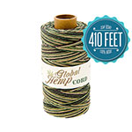 Global Hemp Camouflage Variegated 20# Test Waxed Hemp Twine