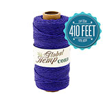 Global Hemp Purple 20# Test Waxed Hemp Twine