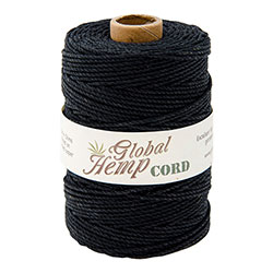 Global Hemp Black 48# Test Waxed Hemp Twine