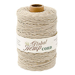 Global Hemp Natural 48# Test Waxed Hemp Twine