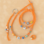 Hip Orange Hemp Jewelry Kit