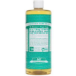 Dr. Bronner's Almond Liquid Hemp Soap