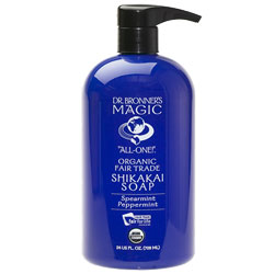 Dr. Bronner's Organic Shikakai Spearmint Peppermint Body Soap