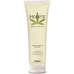 Hempz Body Wash Jasmine, Peach and Wild Rose - 9 oz