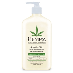 Hempz Sensitive Skin Herbal Body Moisturizer - 17 oz