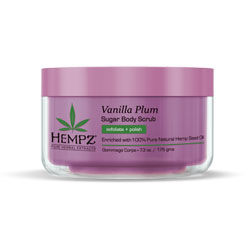 Hempz Vanilla Plum Sugar Body Scrub - 7.3 fl oz