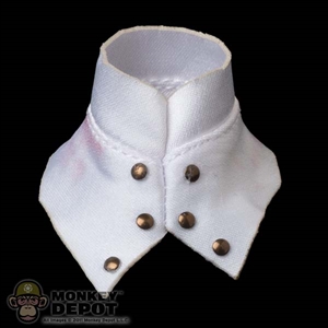 STAINED Scarf: 3SToys White Stand Up Collar