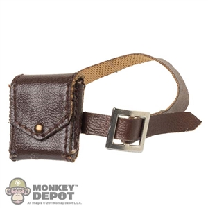 Belt: 3SToys Female Brown Leather Like Belt with Pouch