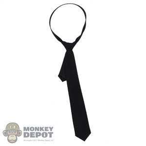 Tie: Add Toys Mens Black Nylon-Like Tie