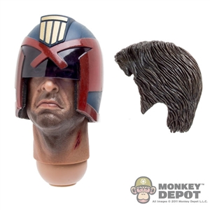 Head: Art Figures Artistic Interpretation Head w/Hair & Helmet