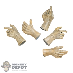 Hands: Art Figures White Molded Gloved Hand Set