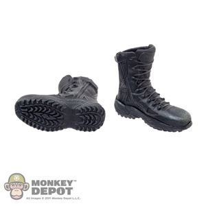 Boots: Art Figures Black Molded Tactical Boots