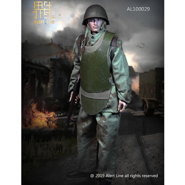 Boxed Figure: Alert Line WWII Soviet Red Army Combat Engineer (AL-100029)