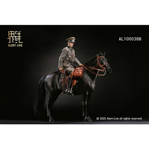 Boxed Horse: Alert Line WWII German Battle Steed Black or Brown (AL-100038)