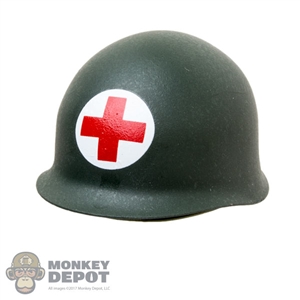 Helmet: Alert Line WWII US Medical M1 Helmet (Metal)