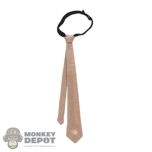 Tie: Alert Line Mens Tan Necktie