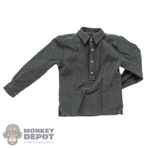 Shirt: Alert Line Mens Grey Long Sleeve Shirt