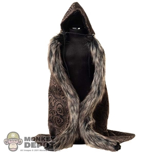 Cloak: Asmus Toys Mens Fur Edge Hooded Cloak