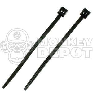 Handcuffs BBi Zip Ties BLACK Pair