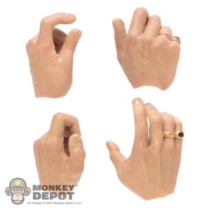 Hands: BCS Mens 4 Piece Hand Set w/Rings