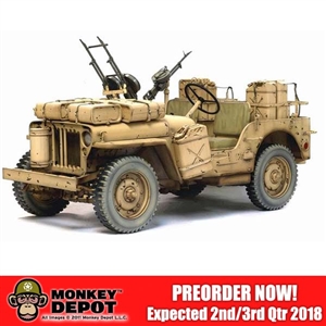 1/6 Model Kit: Dragon SAS 1/4 Ton 4x4 Truck "Desert Raider" UNPAINTED (75038)51)