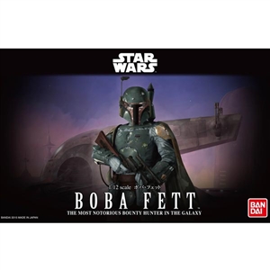 Model Kit: Bandai 1/12 Scale Star Wars Boba Fett (BAN-201305)