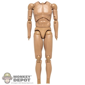 Figure: Black 8 Studios Mens Taller Base Nude Body w/ Pegs
