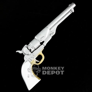 Pistol: Battle Gear Toys Colt Army 1860 White Grip