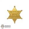 Badge: Battle Gear Toys Western Marshal's Badge (Brass)