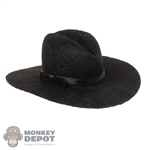 Hat: Battle Gear Toys Black Stetson