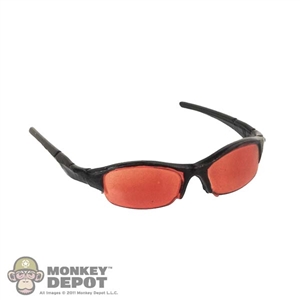 Glasses: BBK Female Red Tinted Sunglasses