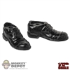 Shoes: BOB Toys 1/12th Mens Molded Black Shoes