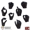 Hands: Bro Toys 1/12th Female Molded Gloved Hand Set