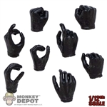 Hands: Bro Toys 1/12th Female Molded Gloved Hand Set