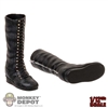 Shoes: Very Cool 1/12 Female Molded Black Boots
