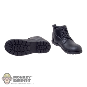 Boots: Belet Black Molded Work Boots