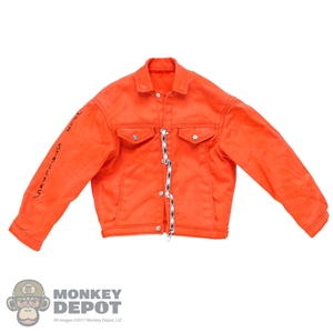 Coat: Blitzway Mens Orange Lightweight Jacket