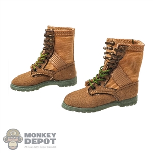 Boots: Cat Toys Female Brown Tactical Boots