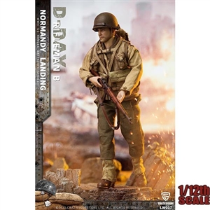 CrazyFigure 1/12 WWII U.S. Rangers On D-Day Rifleman B (CF-LW017)