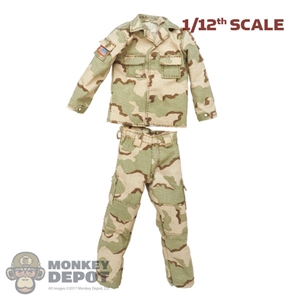 Uniform: CrazyFigure 1/12th Mens 3 Color Desert Uniform