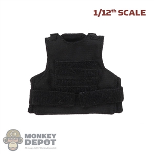 Vest: CrazyFigure 1/12th Mens Black Bulletproof Vest