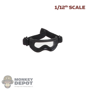 Mask: CrazyFigure 1/12th Mens Black Wind Goggles