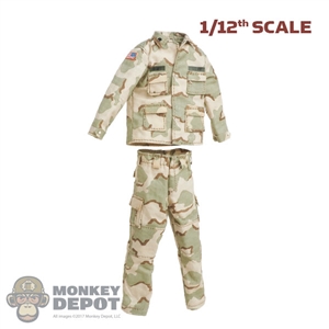 Uniform: CrazyFigure 1/12th Mens 3 Color Desert Uniform (Grimes)