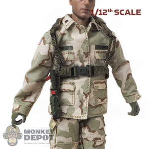 Belt: CrazyFigure 1/12th Mens LC2 Belt w/Harness, Bag + Bayonet