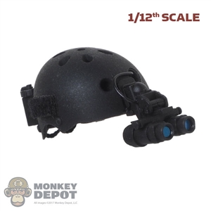 Helmet: CrazyFigure 1/12th Mens PRO-TEC w/AN/AVS NVG + Battery